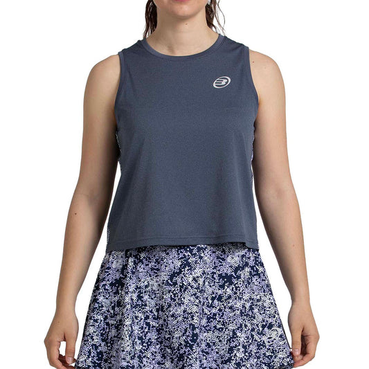 CAMISETA BULLPADEL PALACEL MUJER AZUL MARINO