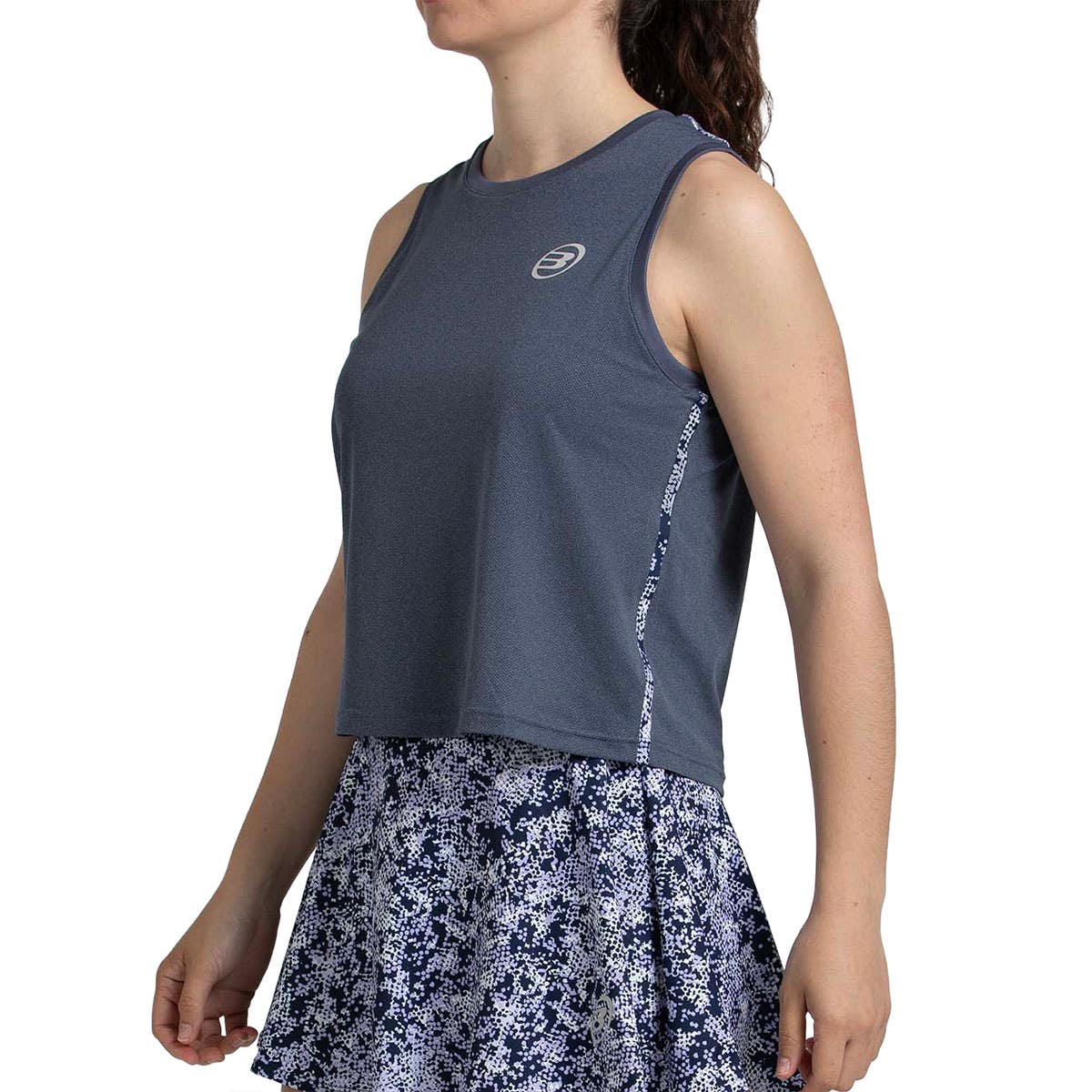CAMISETA BULLPADEL PALACEL MUJER AZUL MARINO