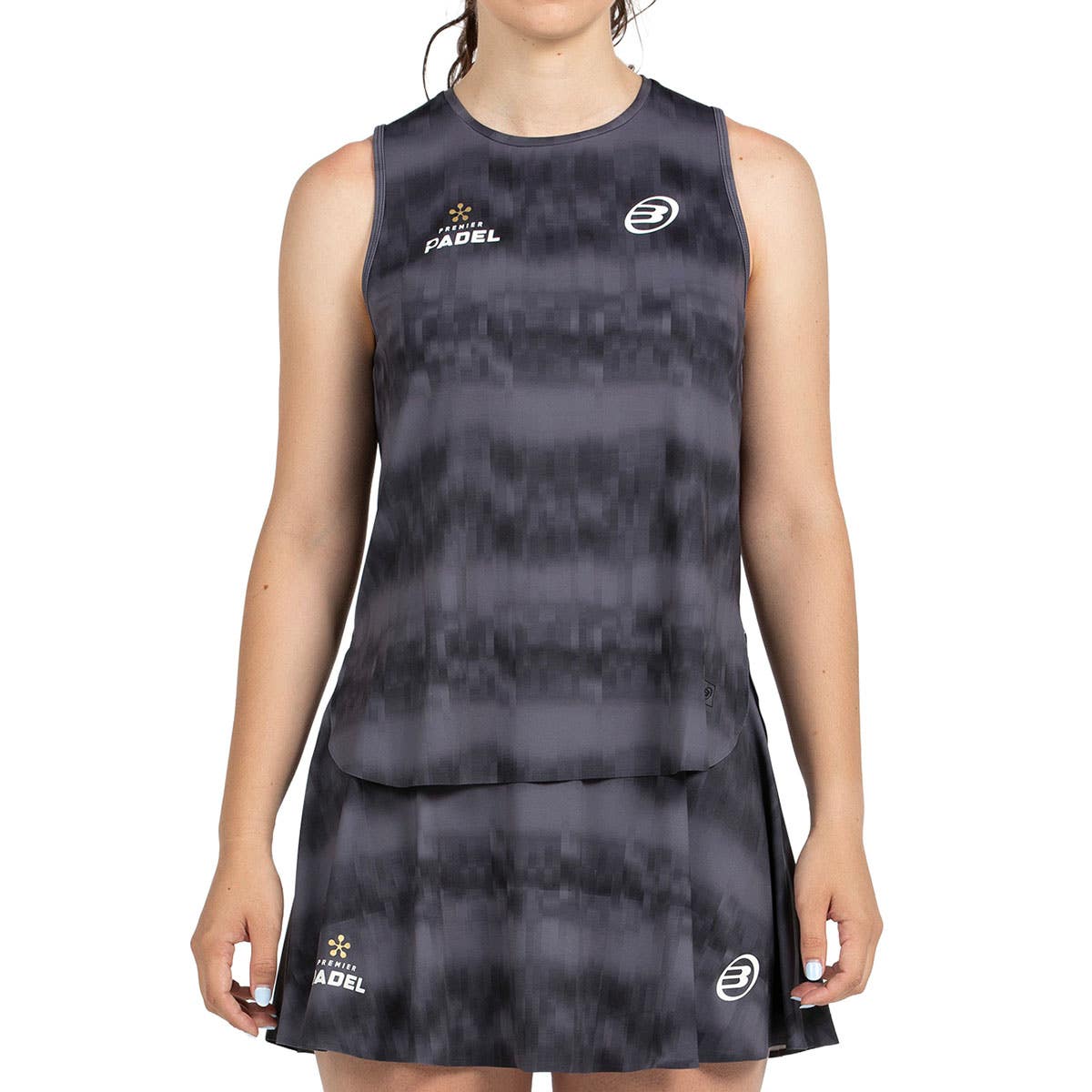 CAMISETA BULLPADEL PARNAV MUJER NEGRO