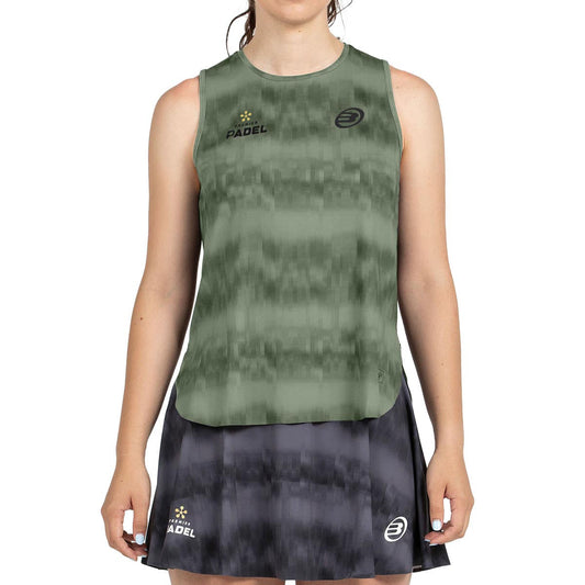 CAMISETA BULLPADEL PARNAV MUJER KHAKI