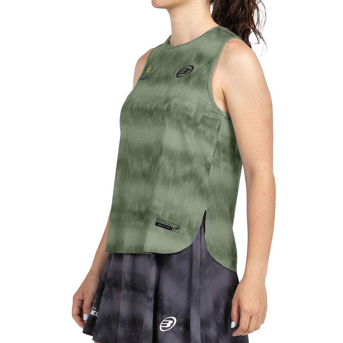 CAMISETA BULLPADEL PARNAV MUJER KHAKI