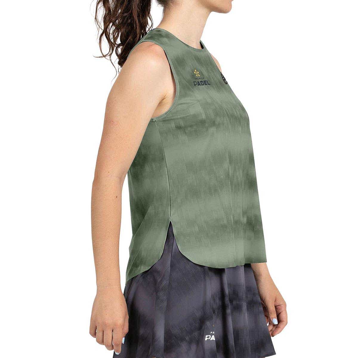 CAMISETA BULLPADEL PARNAV MUJER KHAKI