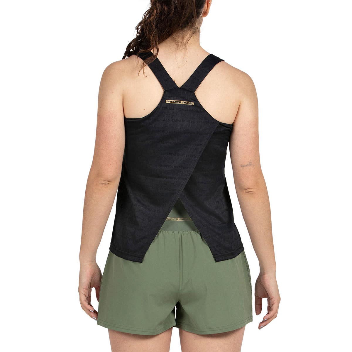 CAMISETA TIRANTES BULLPADEL PIURA MUJER NEGRO