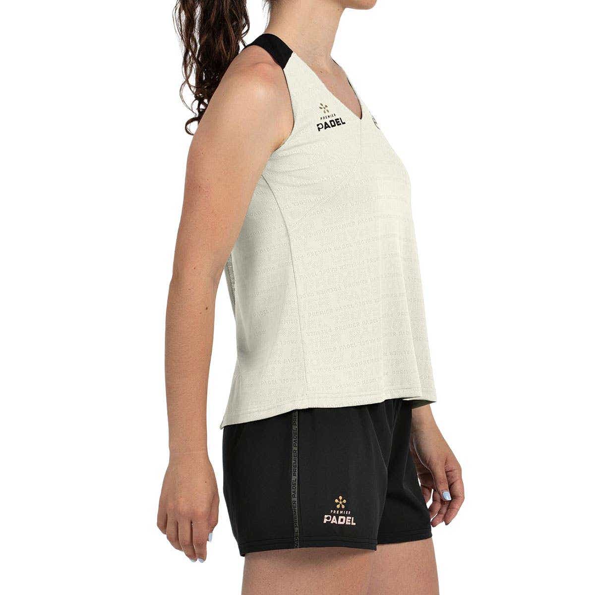 CAMISETA TIRANTES BULLPADEL PIURA MUJER BEIGE