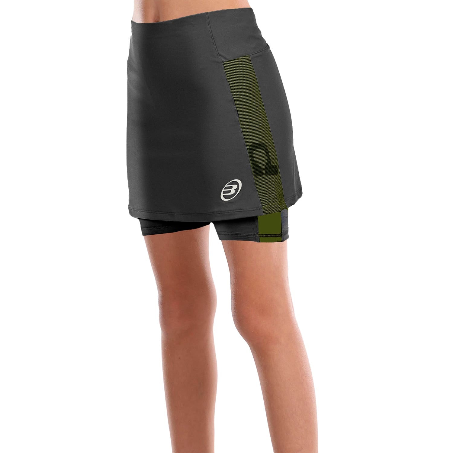 FALDA BULLPADEL PORTOA G JUNIOR NEGRO