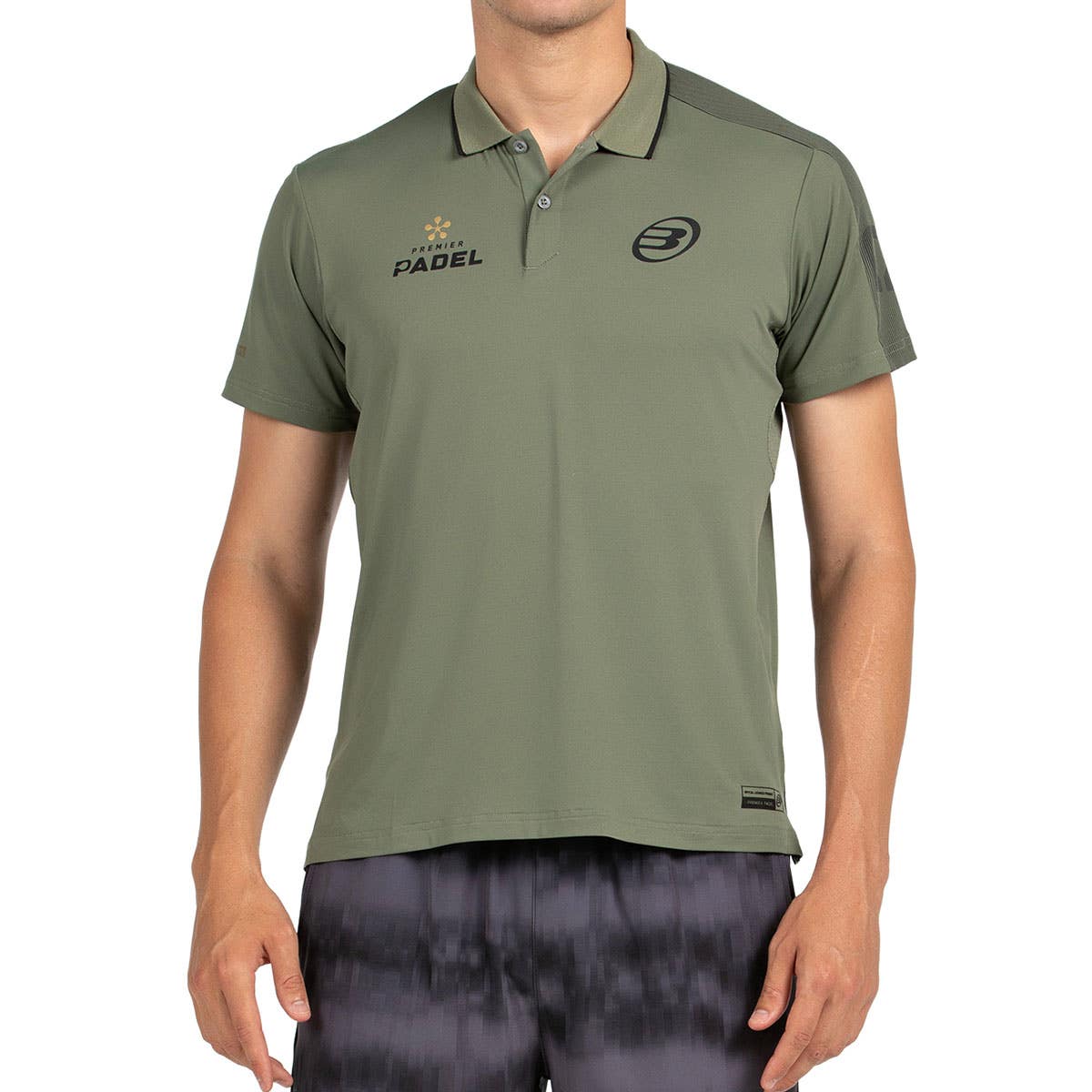 POLO BULLPADEL PATRON VERDE