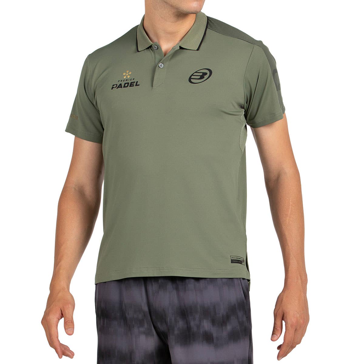 POLO BULLPADEL PATRON VERDE