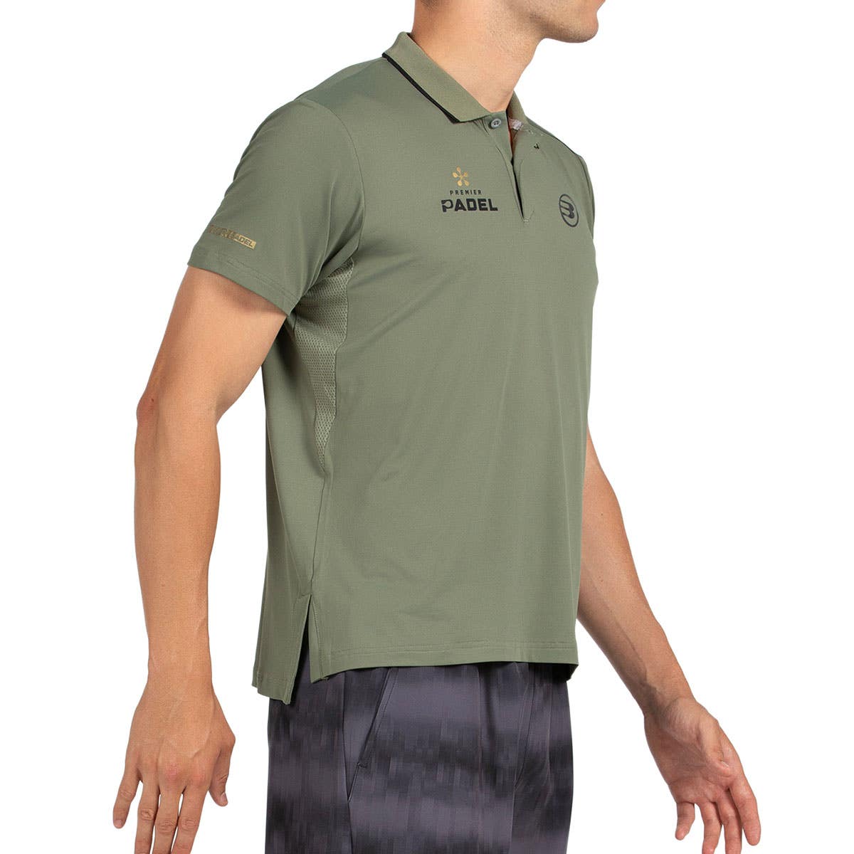 POLO BULLPADEL PATRON VERDE