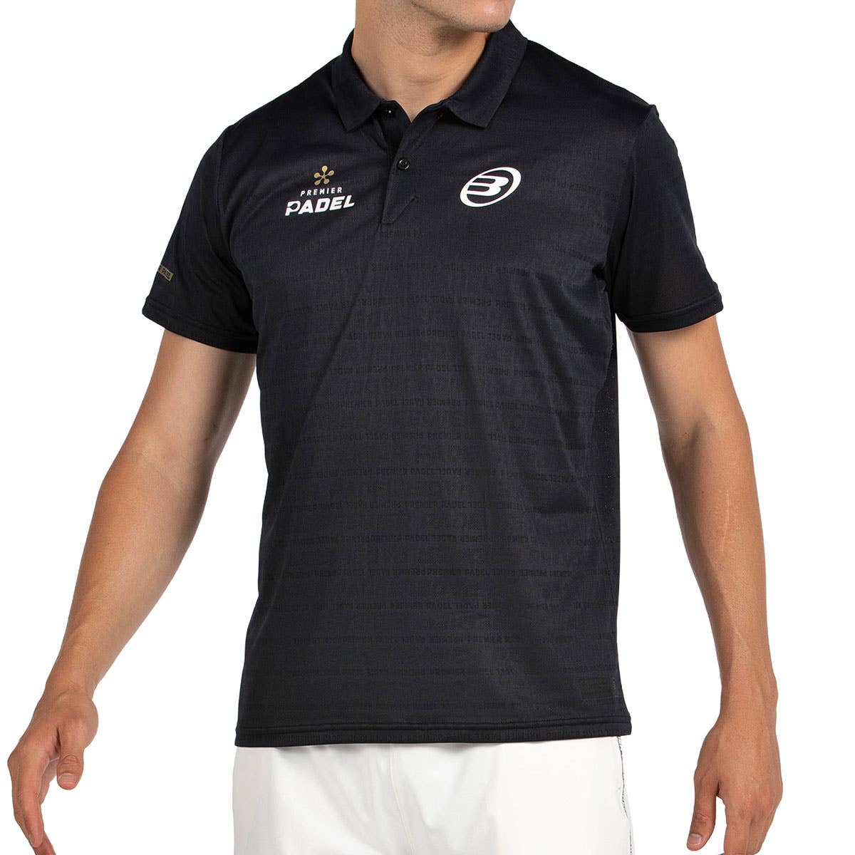 POLO BULLPADEL POMPIER NEGRO