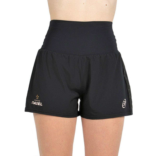 SHORT BULLPADEL PITAN MUJER NEGRO