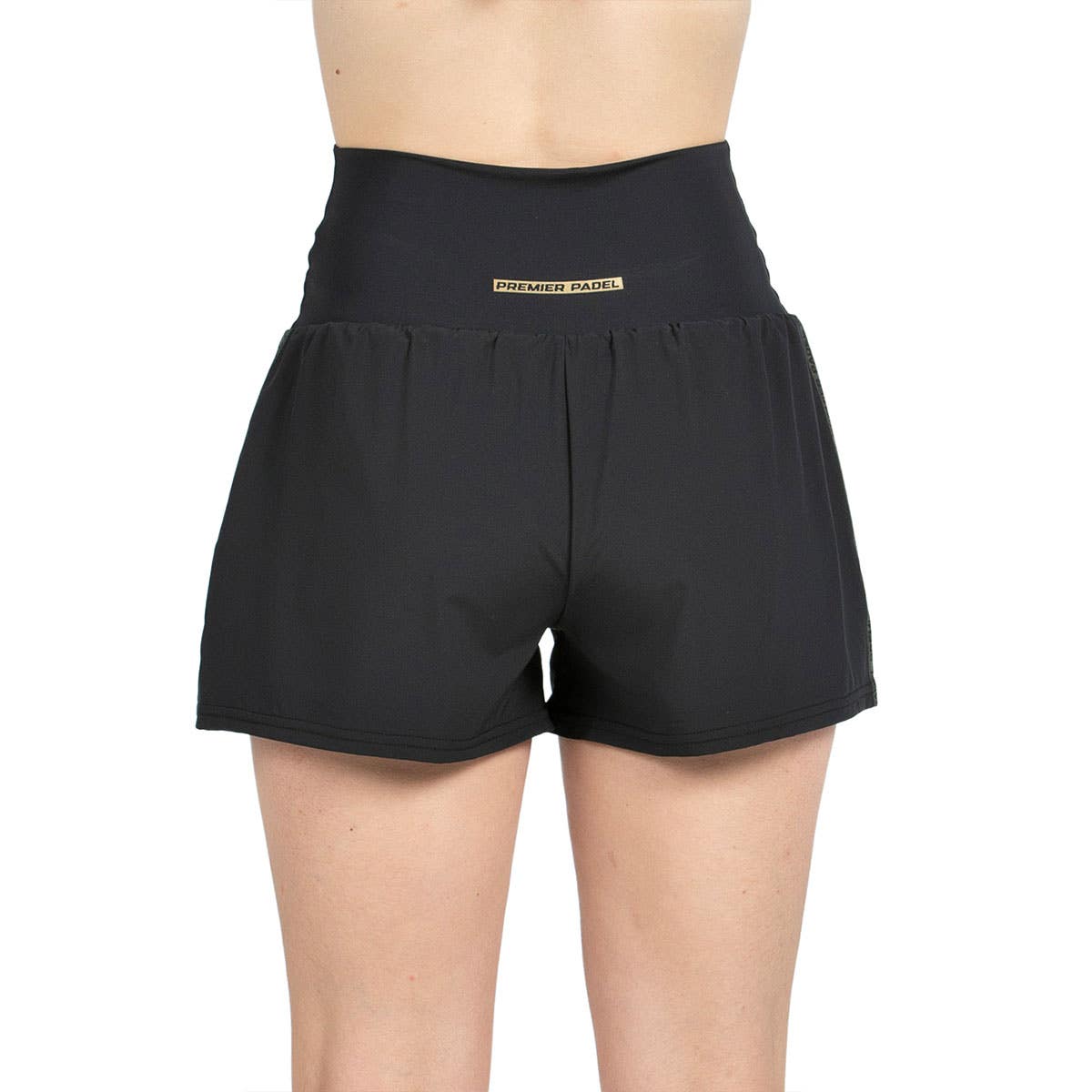 SHORT BULLPADEL PITAN MUJER NEGRO