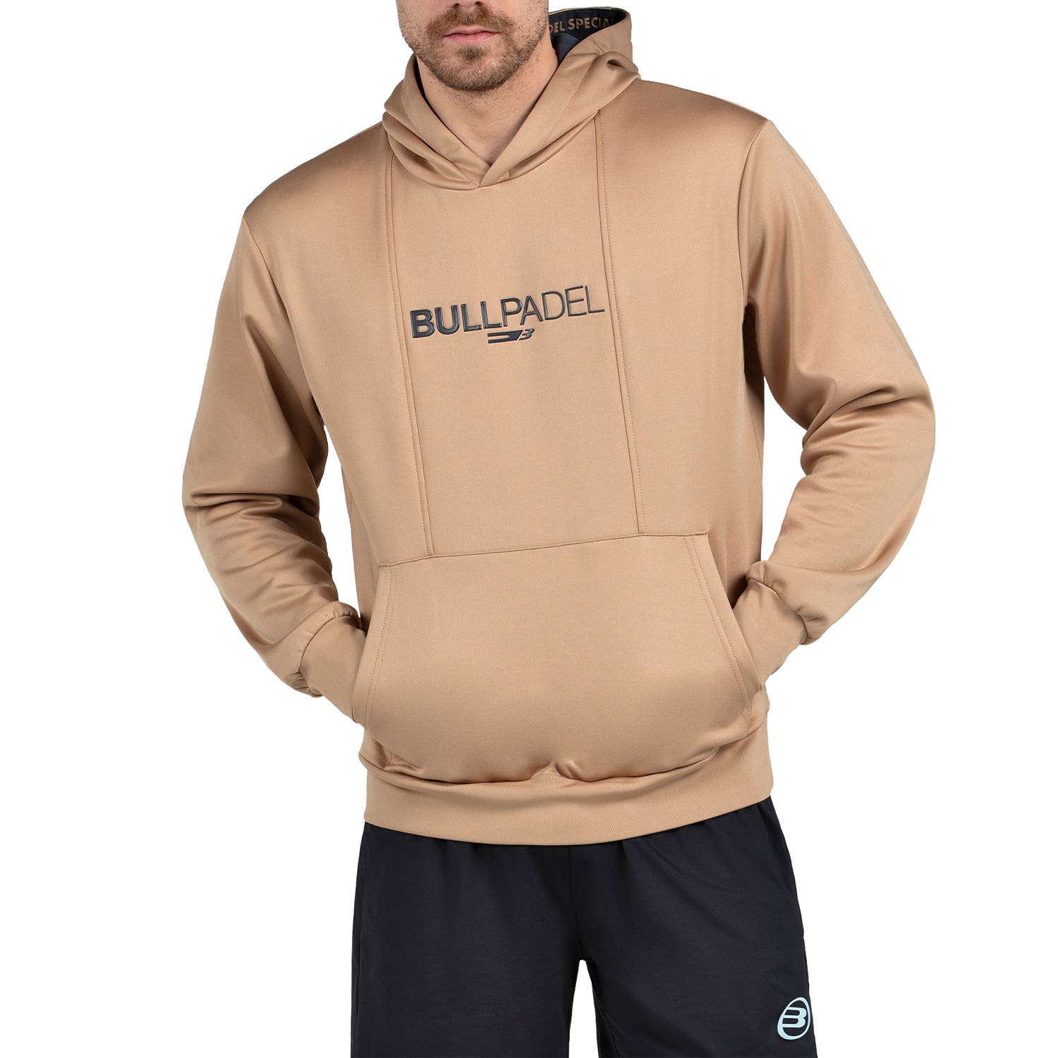 SUDADERA BULLPADEL ACUBE KHAKI
