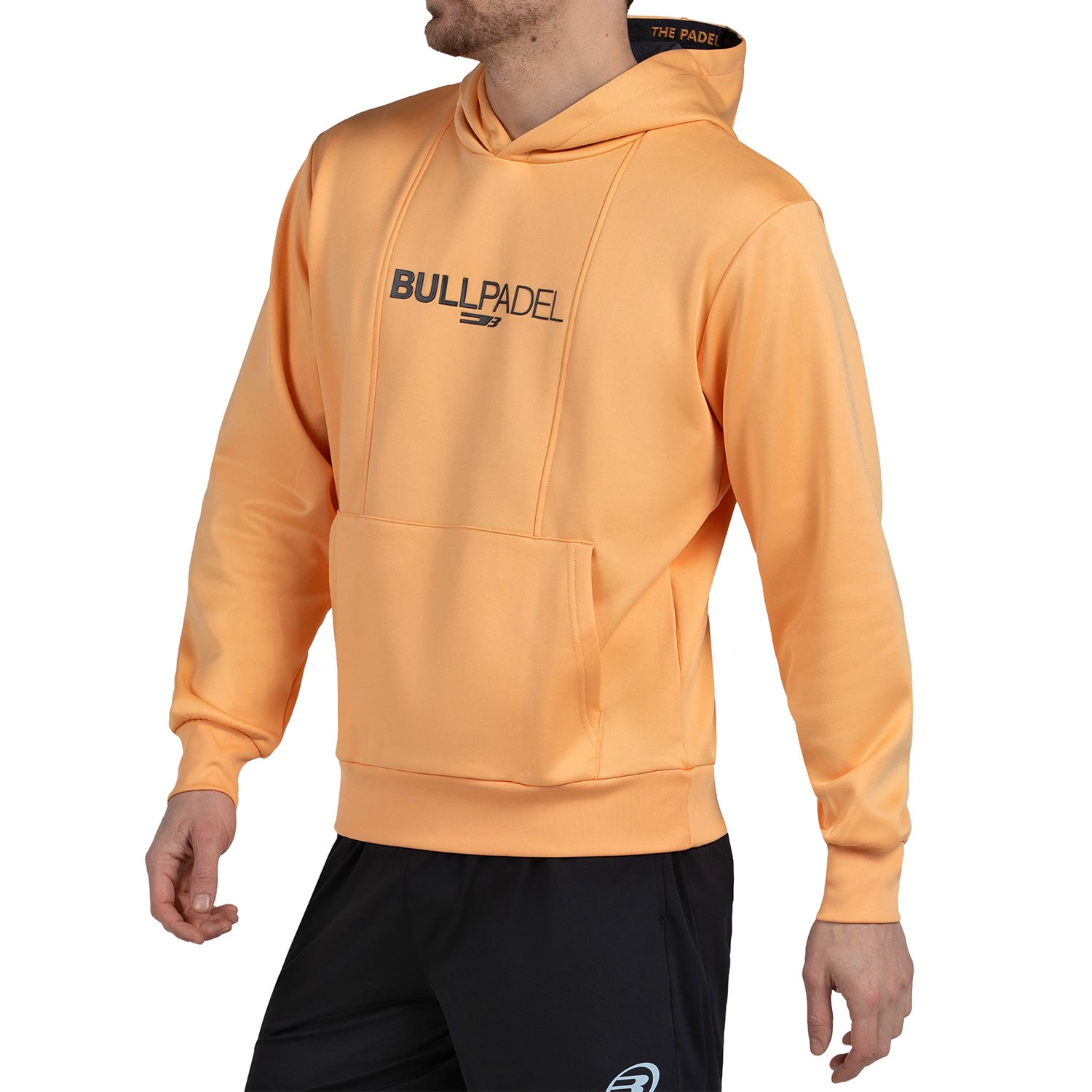 SUDADERA BULLPADEL ACUBE NARANJA