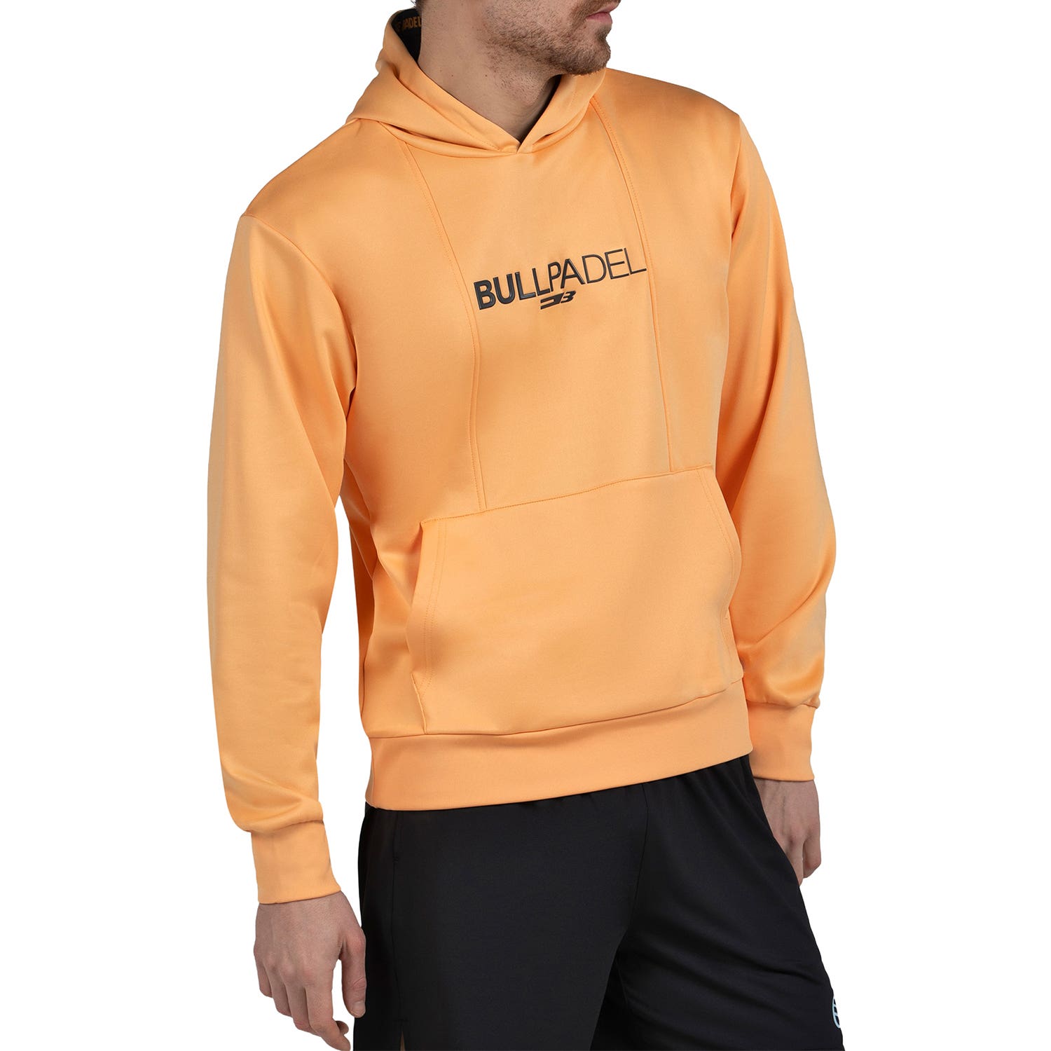 SUDADERA BULLPADEL ACUBE NARANJA