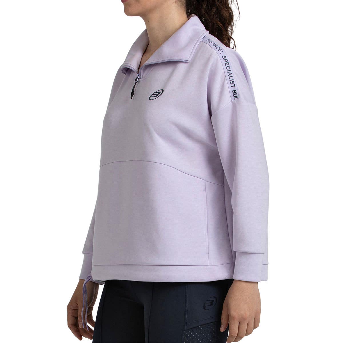 SUDADERA BULLPADEL ALASIA MUJER LILA