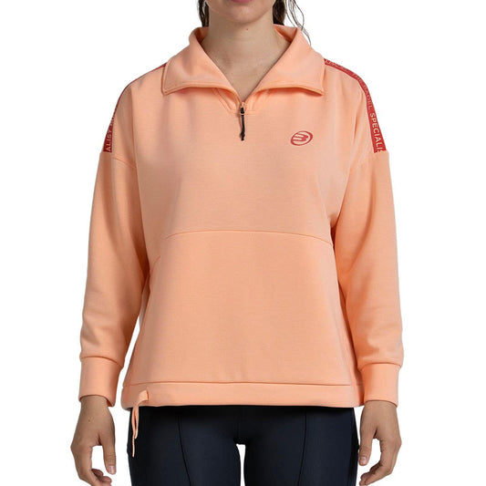 SUDADERA BULLPADEL ALASIA MUJER NARANJA