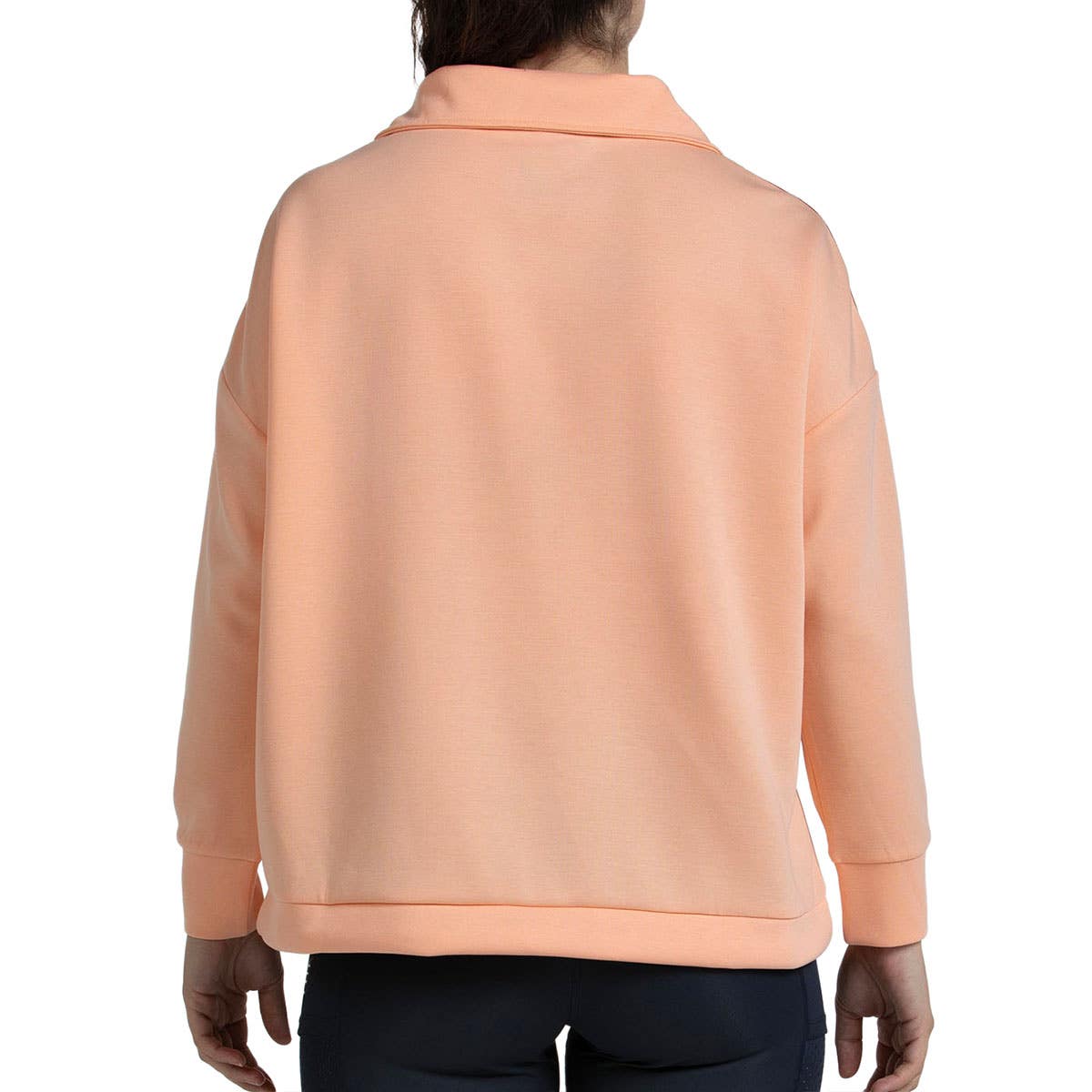 SUDADERA BULLPADEL ALASIA MUJER NARANJA