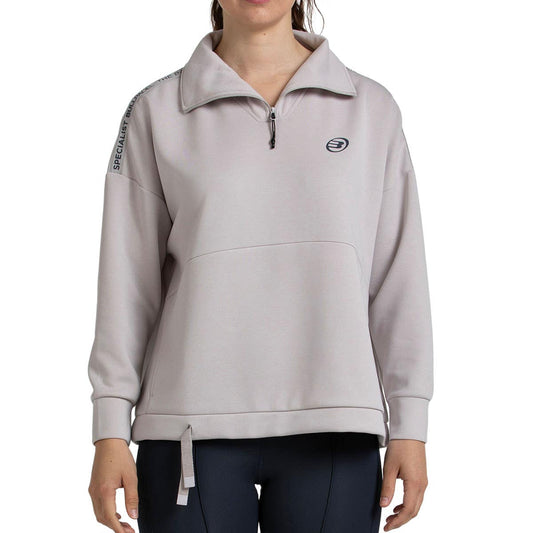 SUDADERA BULLPADEL ALASIA MUJER BEIGE