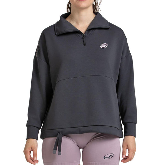 SUDADERA BULLPADEL ALASIA MUJER ANTRACITA