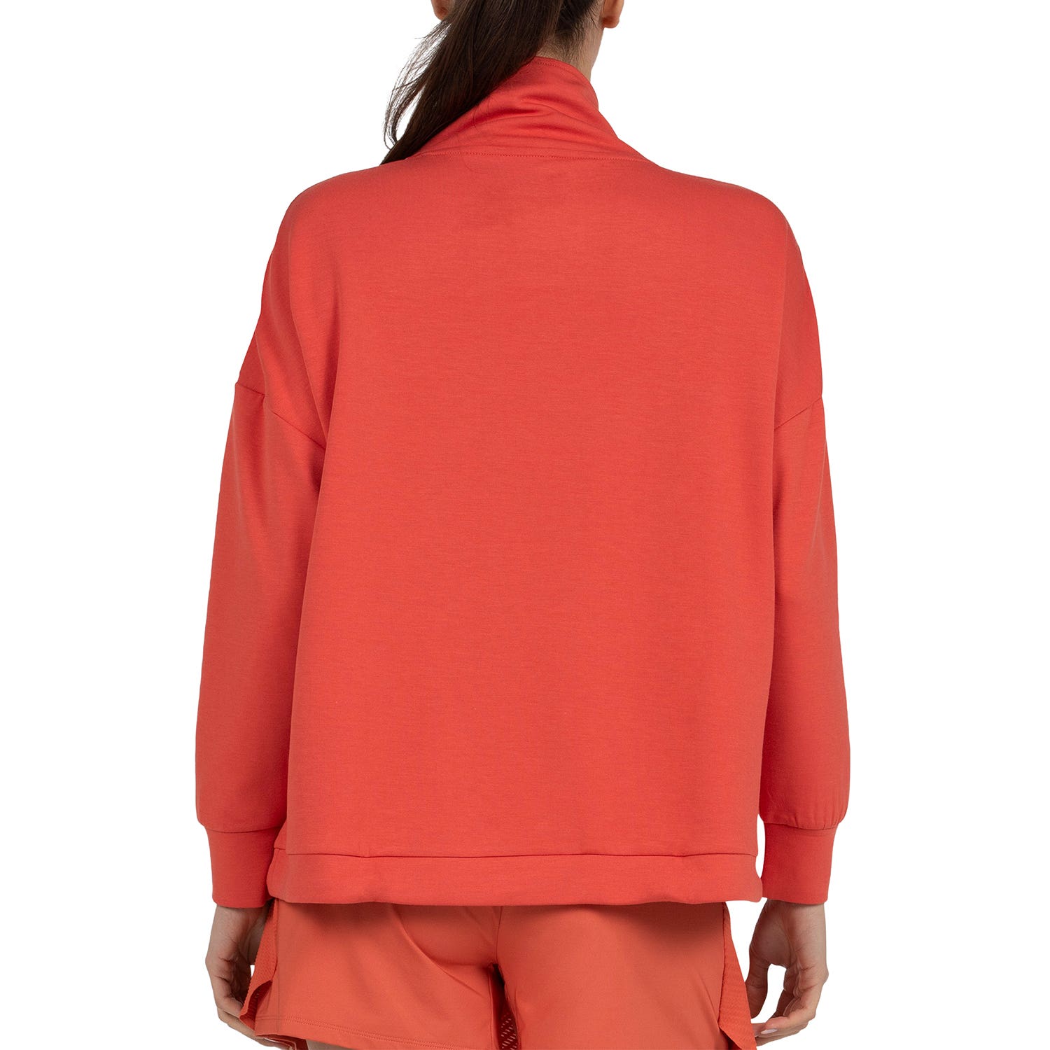 SUDADERA BULLPADEL ALASIA MUJER CORAL