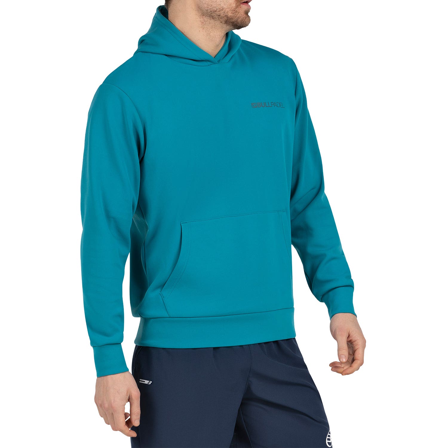 SUDADERA BULLPADEL ALBIER AZUL AGUA