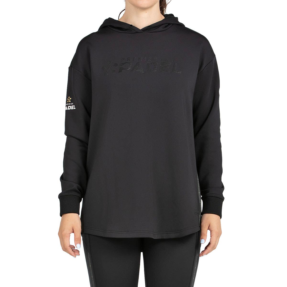 SUDADERA BULLPADEL PAITT MUJER NEGRO