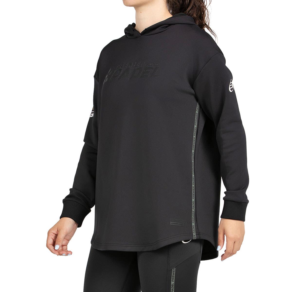 SUDADERA BULLPADEL PAITT MUJER NEGRO