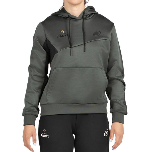 SUDADERA BULLPADEL PEDER MUJER VERDE
