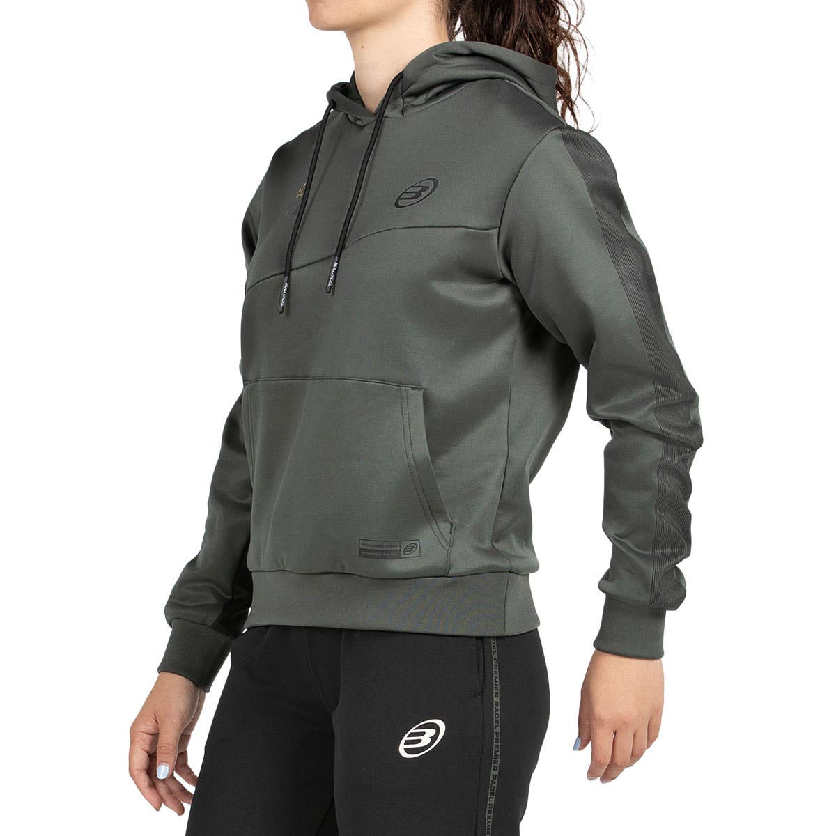 SUDADERA BULLPADEL PEDER MUJER VERDE