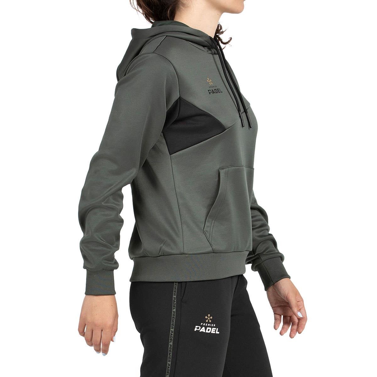 SUDADERA BULLPADEL PEDER MUJER VERDE
