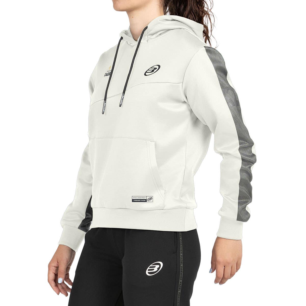 SUDADERA BULLPADEL PEDER MUJER BEIGE