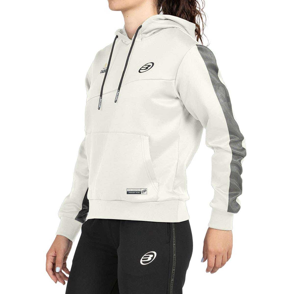 SUDADERA BULLPADEL PEDER MUJER BEIGE