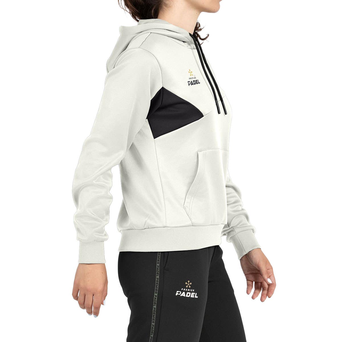 SUDADERA BULLPADEL PEDER MUJER BEIGE