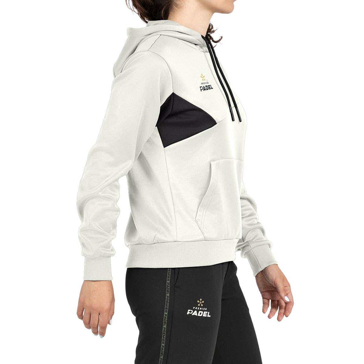 SUDADERA BULLPADEL PEDER MUJER BEIGE