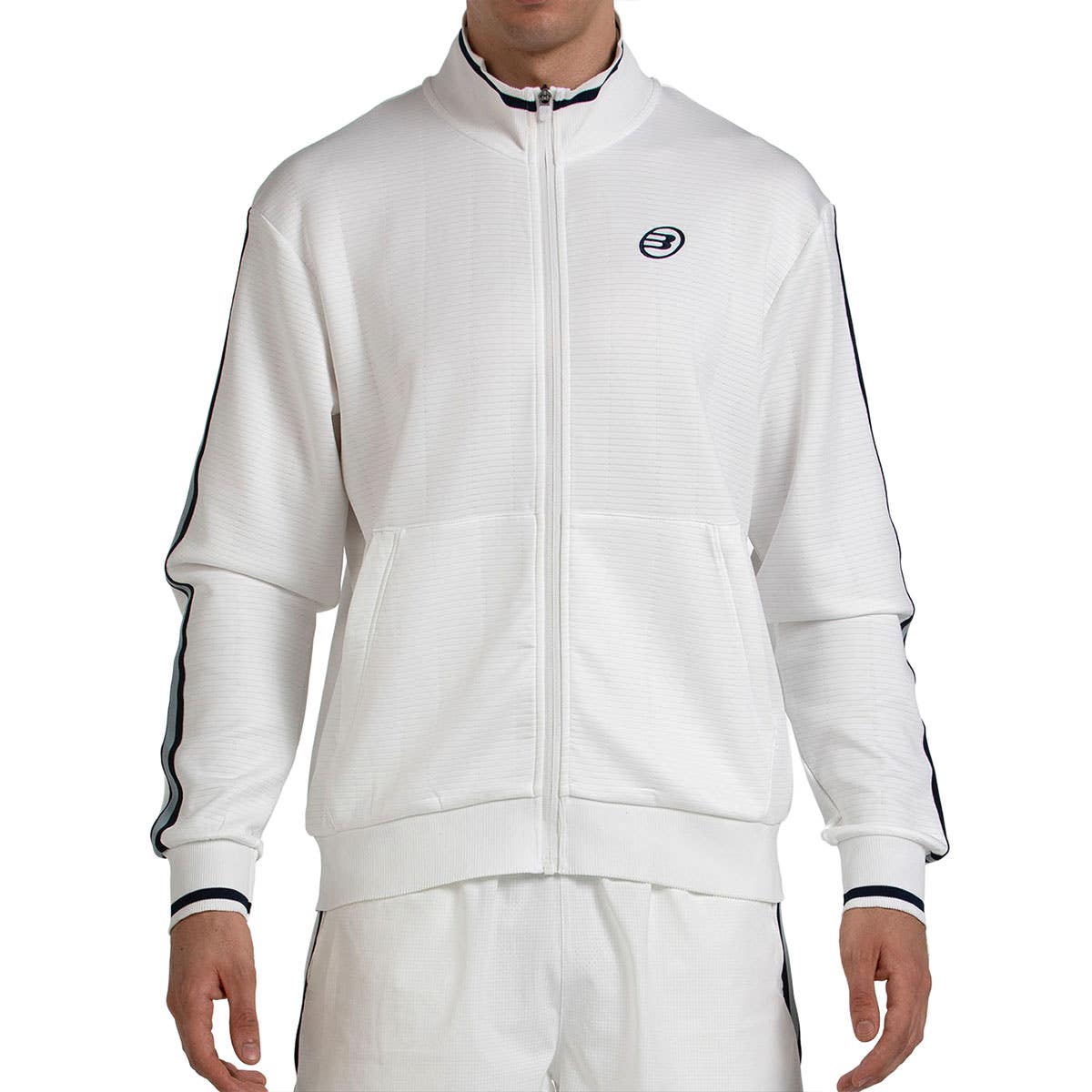 SUDADERA BULLPADEL TOZO BLANCO