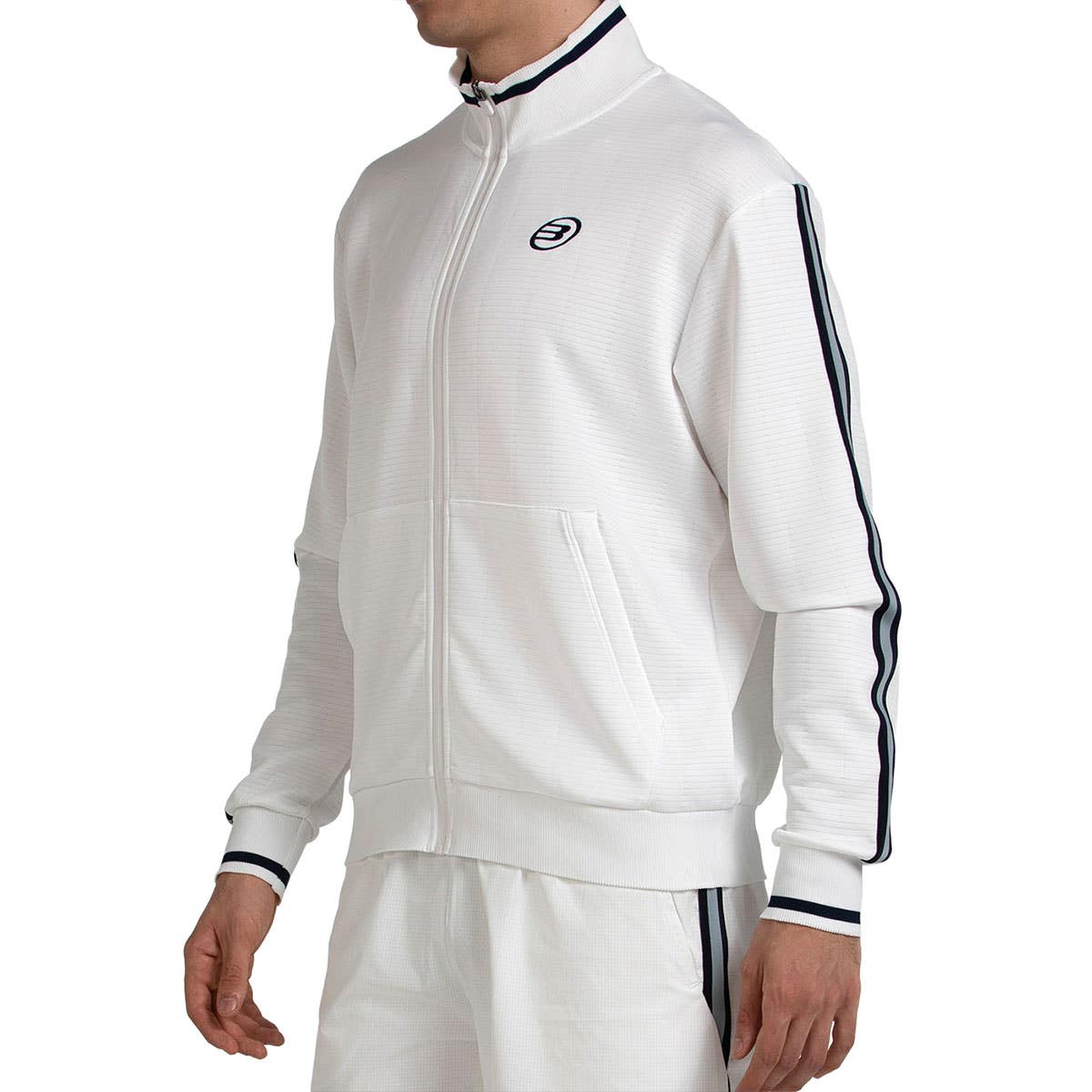 SUDADERA BULLPADEL TOZO BLANCO