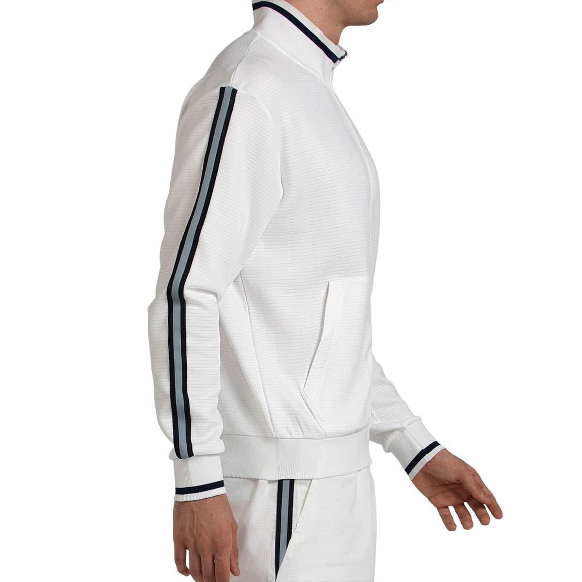 SUDADERA BULLPADEL TOZO BLANCO