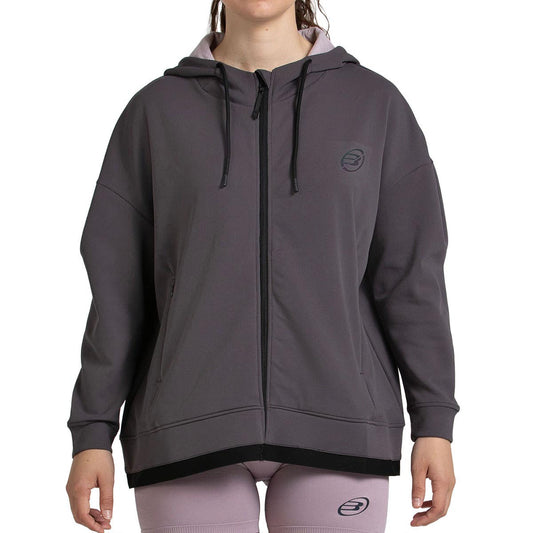 SUDADERA BULLPADEL VIDEL MUJER ANTRACITA