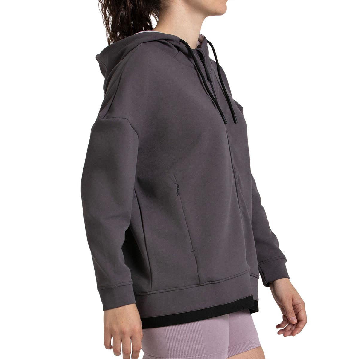 SUDADERA BULLPADEL VIDEL MUJER ANTRACITA