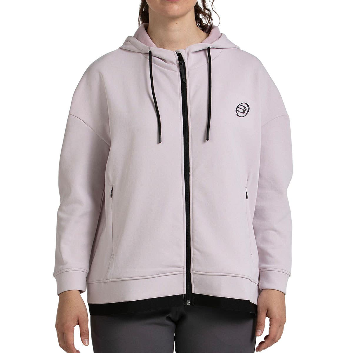 SUDADERA BULLPADEL VIDEL MUJER ROSA