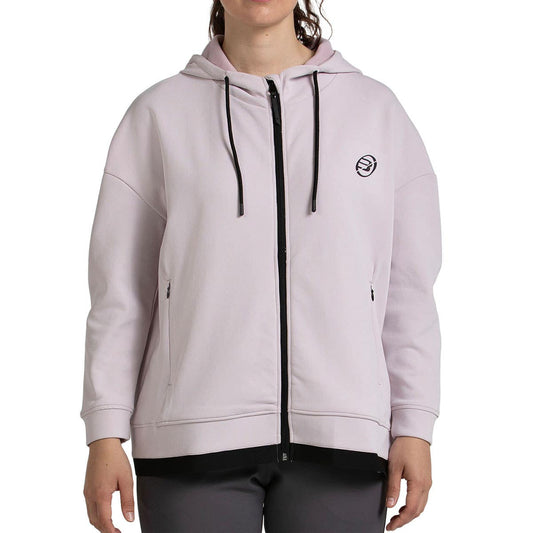 SUDADERA BULLPADEL VIDEL MUJER ROSA