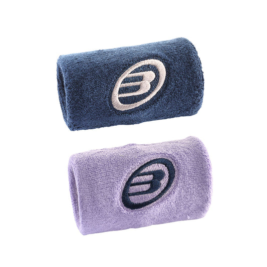 PAR MUÑEQUERAS BULLPADEL OCÉANO PROFUNDO/LILA MUJER BPMU263