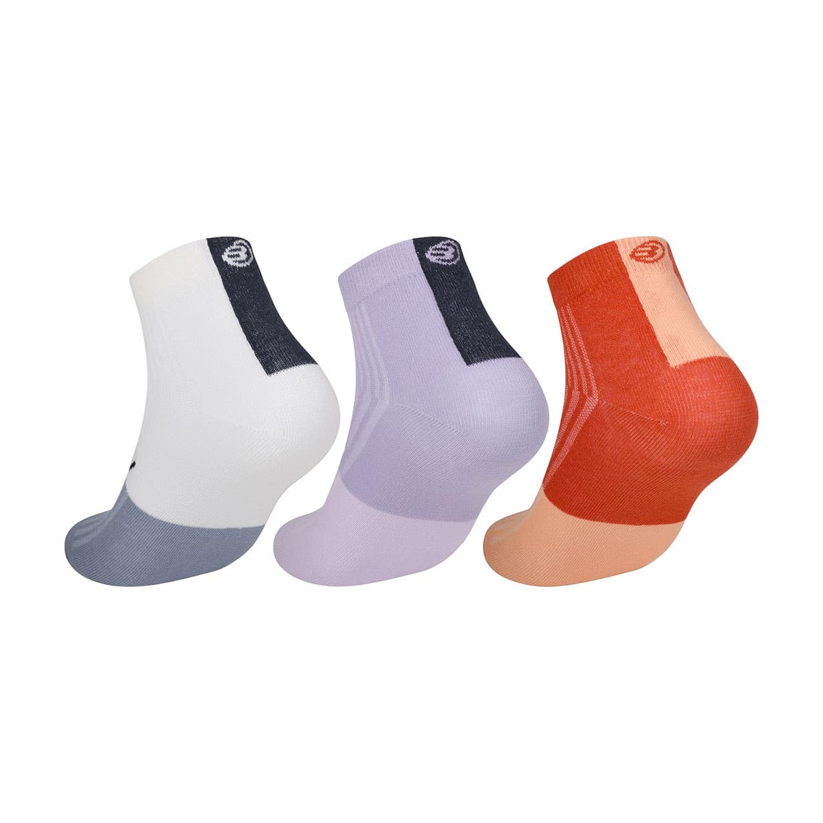 PACK 3 UDS CALCETINES BULLPADEL MULTICOLOR MUJER BP266
