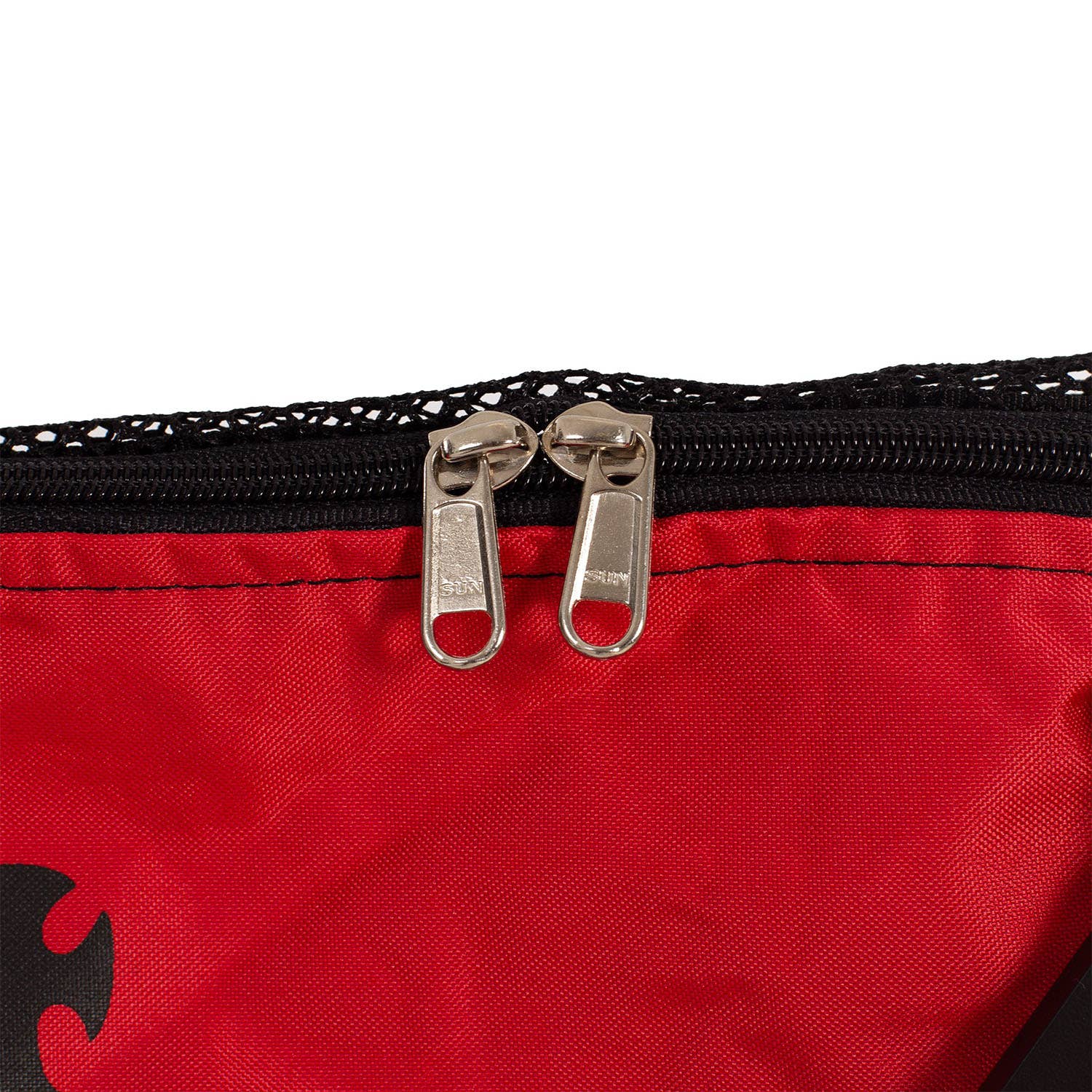 CESTO DE PELOTAS BLACK CROWN ROJO/NEGRO