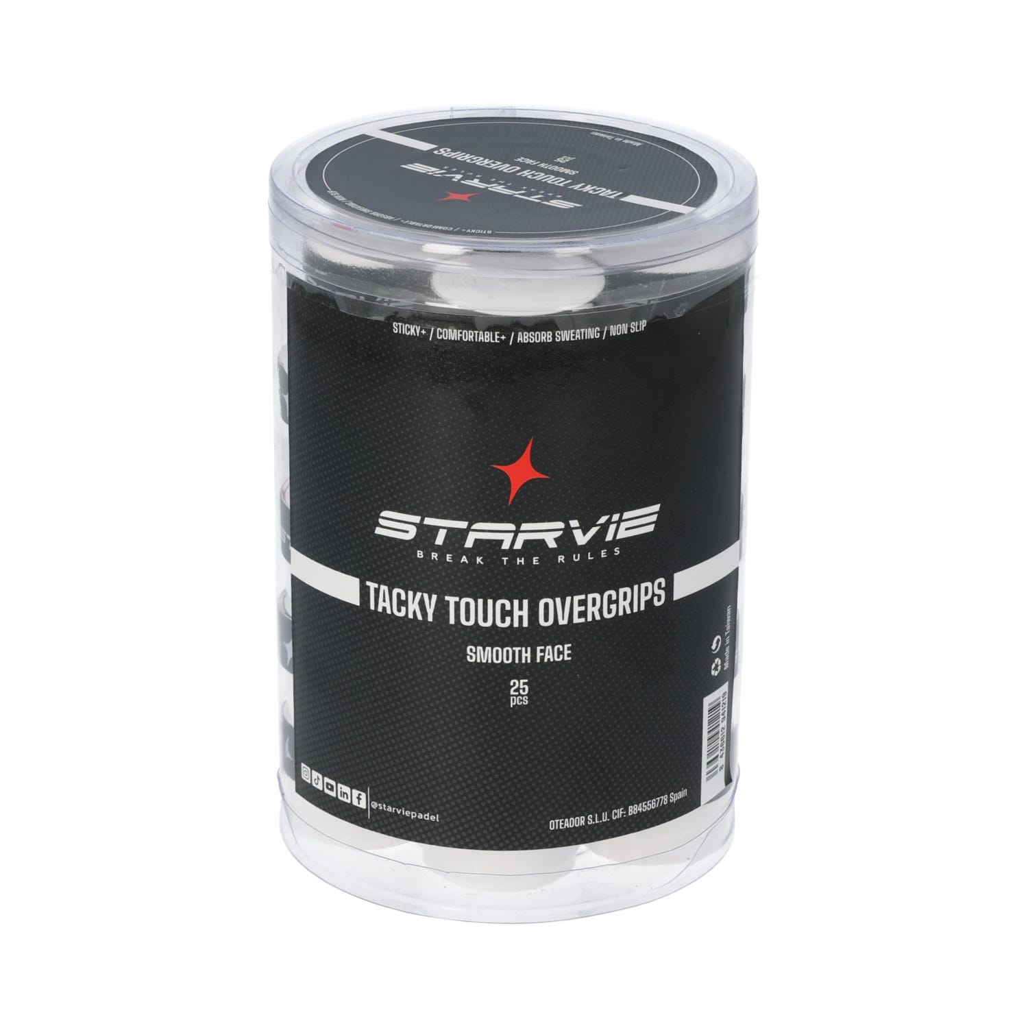 CUBO 25 OVERGRIPS STARVIE TACKY TOUCH
