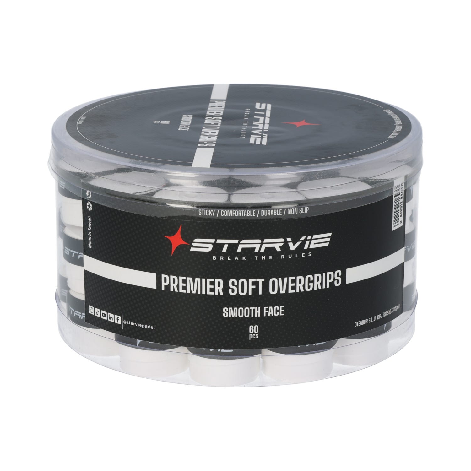 CUBO 60 OVERGRIPS STARVIE PREMIER SOFT