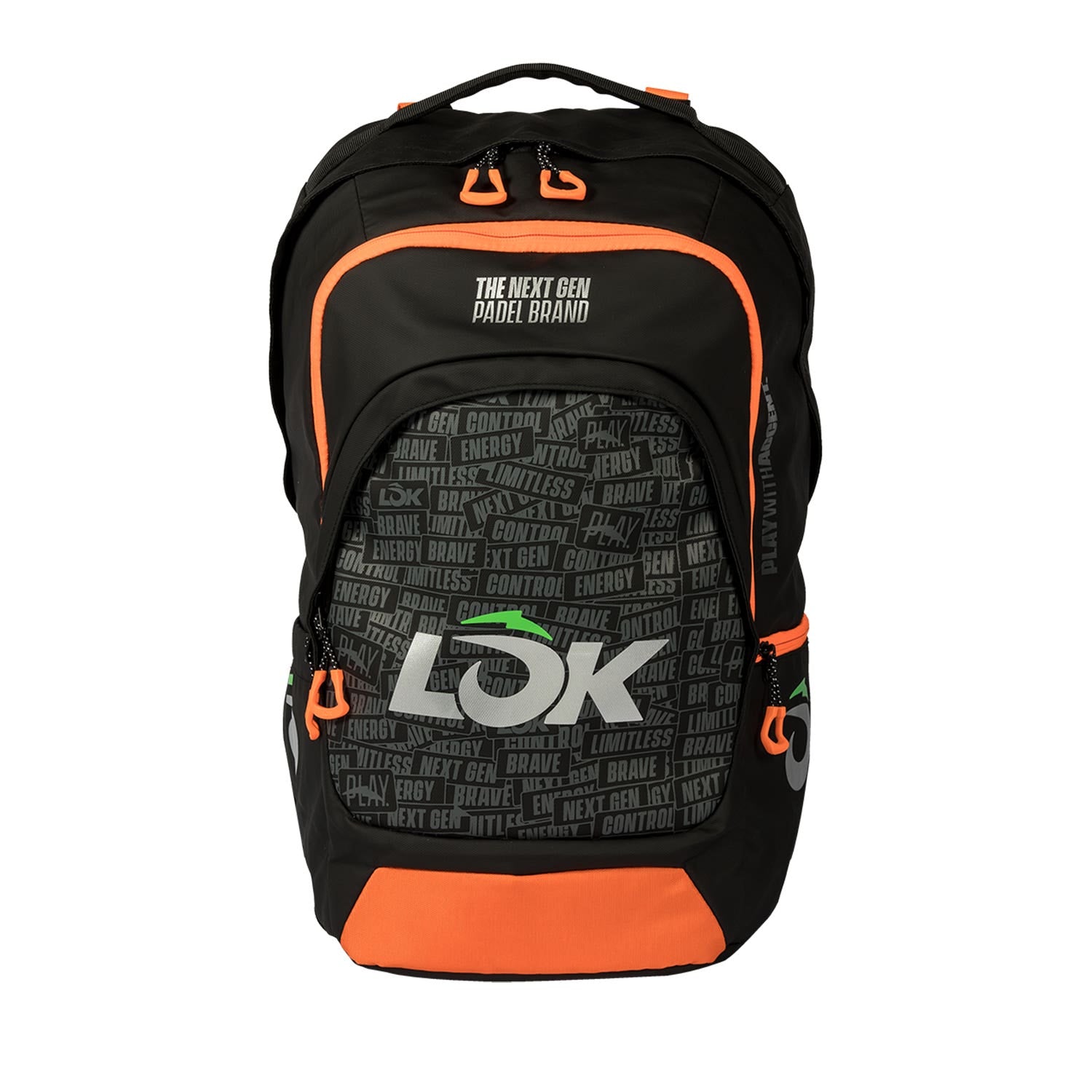 MOCHILA LOK MAXX GEN 2 NEGRO/NARANJA LB1MA0U23