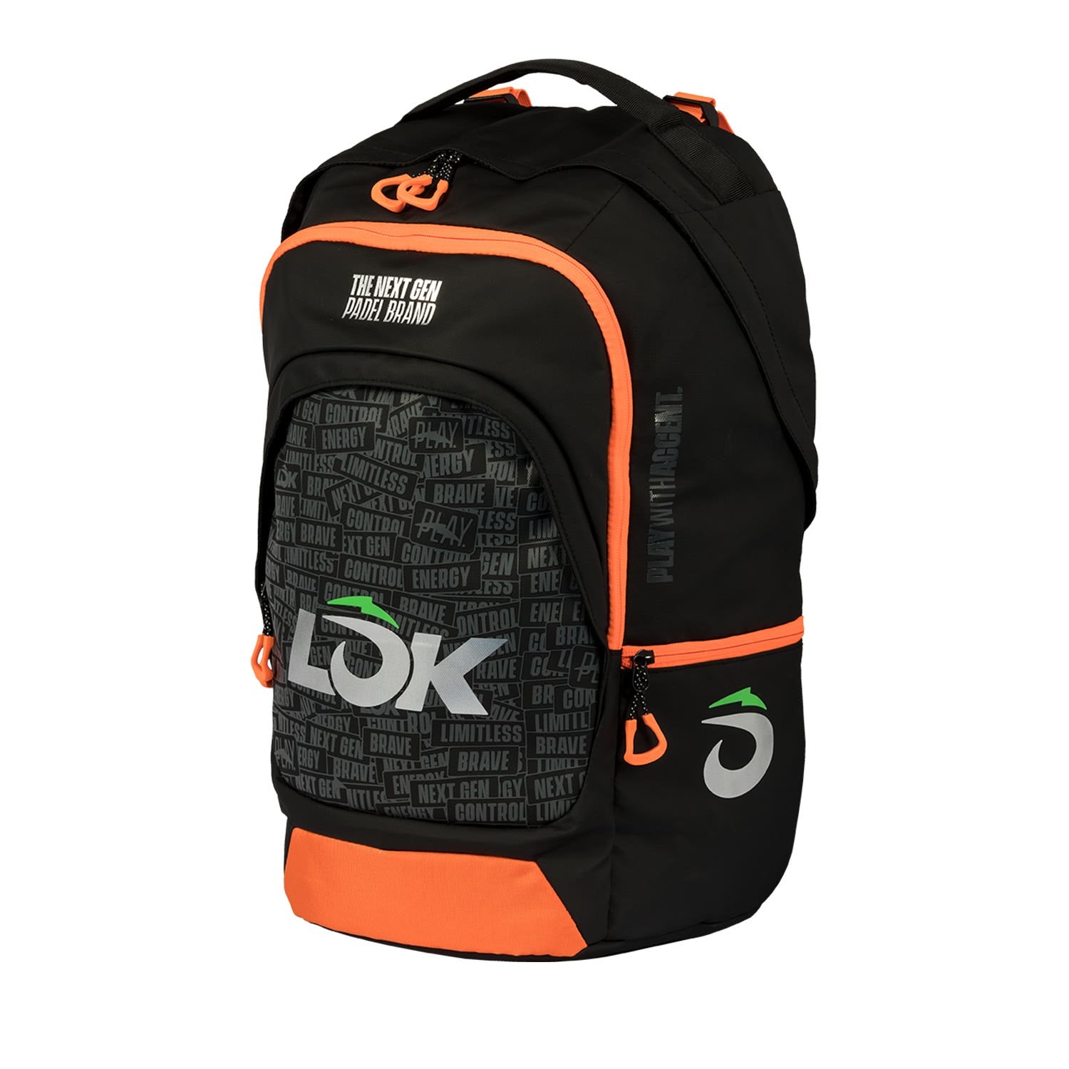 MOCHILA LOK MAXX GEN 2 NEGRO/NARANJA LB1MA0U23