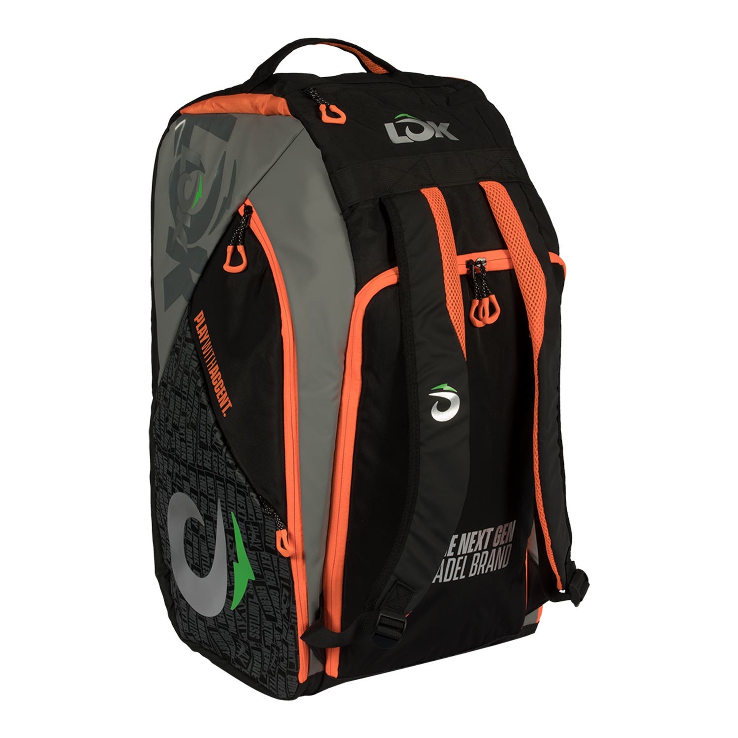 PALETERO LOK MAXX GEN 2 NEGRO/NARANJA LB1PA0U16