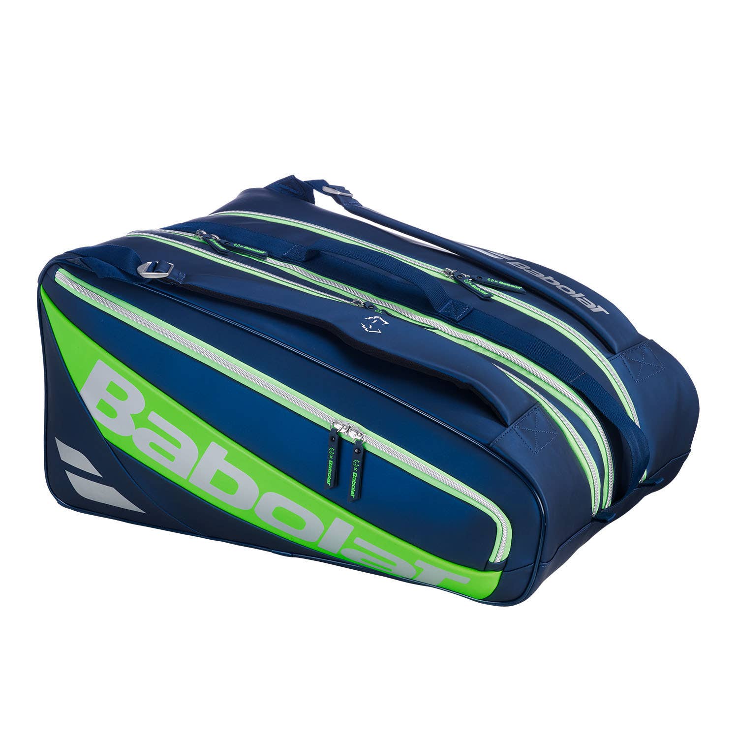 PALETERO BABOLAT RH PROPADEL JUAN LEBRÓN 2 GEN AZUL/VERDE 759025